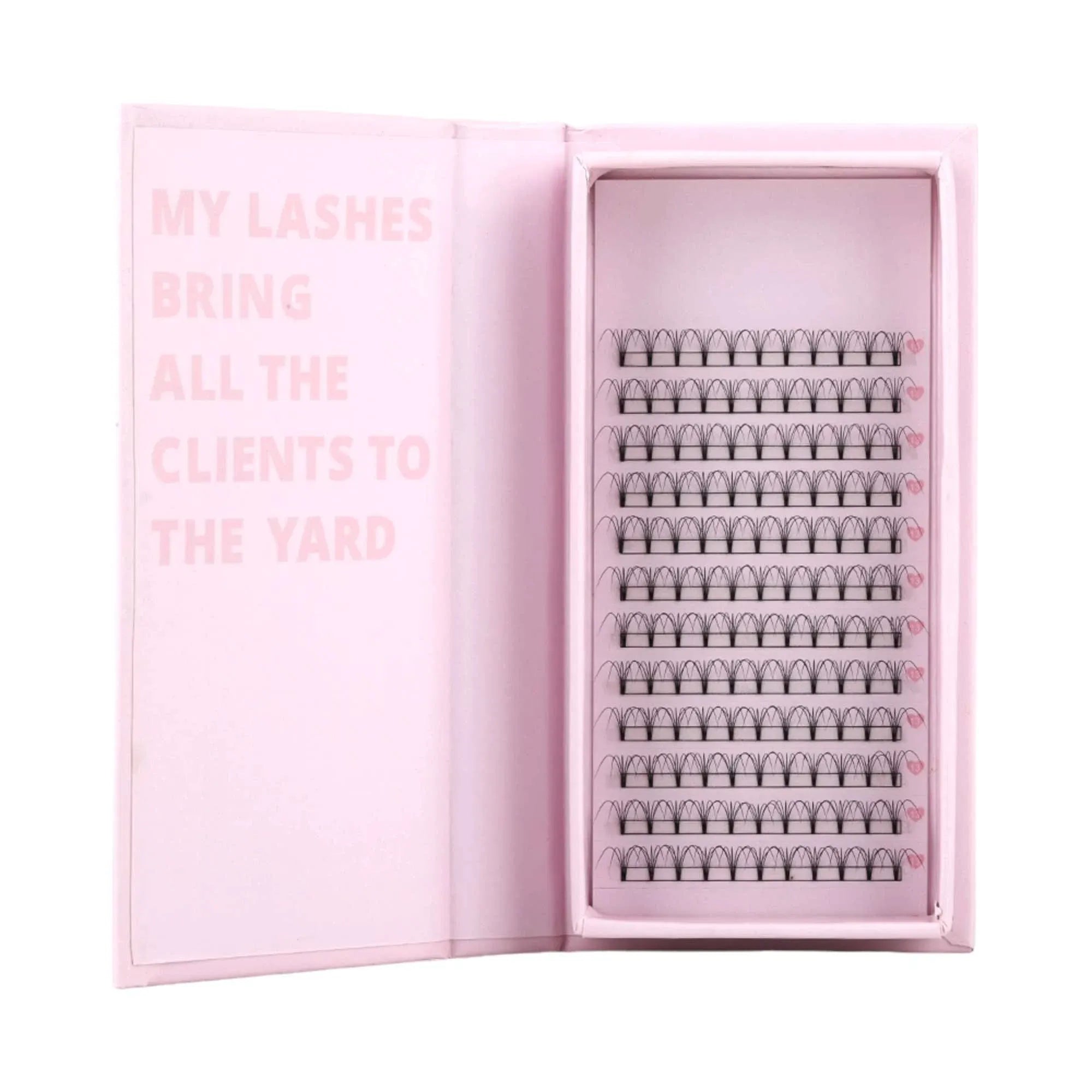 Miosh Eyelash Extensions - 5D Premade Volume Short Stem Eye Lash 0.10 / D CURL